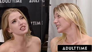busty lesbians octavia red caught in a full scene of licking and scissoring