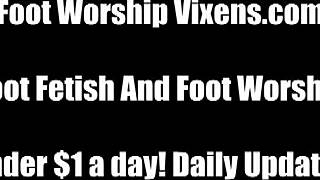 Want a femdom footjob tease?