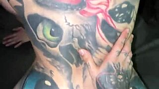 This split-tongue girl deepthroats and takes cum on face!