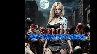 does this italian sandy sing a scary porn horror song?