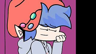 grace fucks benjamin on the balcony with anal and blowjob