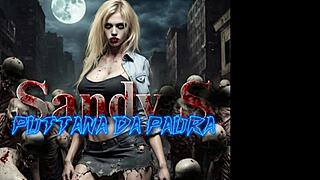 does this italian sandy sing a scary porn horror song?