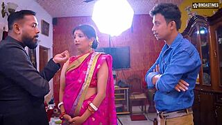 husband shares his innocent wife with his friend full threesome movie