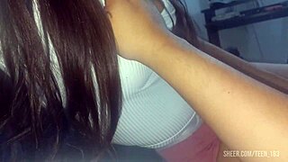 skinny 18 year old girl wants anal sex and lets me fondle her perfect tits