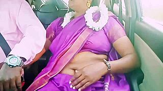 Car Sex Dirty Talks Indian Beautiful Saree Housewife and Car Driver Hot Romance Sex Telugu Dirty Talks