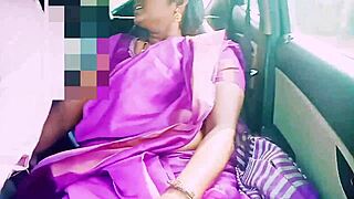 Car Sex Dirty Talks Indian Beautiful Saree Housewife and Car Driver Hot Romance Sex Telugu Dirty Talks
