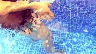 Latina Milf With Big Ass Gets Hard Cock From Stranger In Public Pool