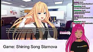 Vtuber lewdneko plays shining song starnova julie route part 3