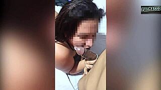 i met chubby foreigner with big ass and tits who showed boobs for job then we fucked in hotel