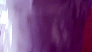 My sex doll vilja in a skin-tight zentai suit gagging on my cock