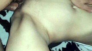 Husband and friend thoroughly fuck milf wife in erotic lingerie