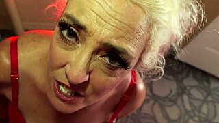Blonde Milf Teases With Sloppy Deepthroat Worship