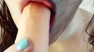 come see horny girl lammy pixel using dildo and vibrator toy in dorm