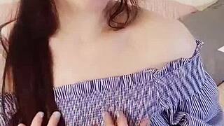 come see horny girl lammy pixel using dildo and vibrator toy in dorm
