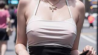 Show me your panties under skirt!