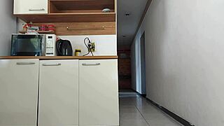 Risky Sex with Husband's Friend While He's in the Shower