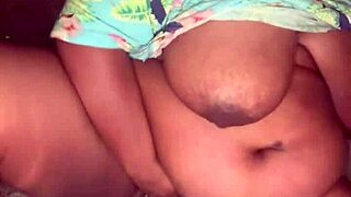 Pregnant wife Remi gently explores her intimate areas for the first time