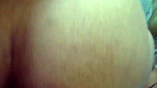 in this interracial doggy story, big black cock pounds bent over ass for creampie