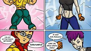 Zoie vs emily female muscle growth battle