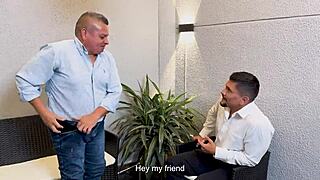 I watched that curvy MILF housewife fuck her cockhold husband's best friend so rough, oh god!