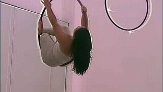 Pinay Pole Dancing With Heels And Aerial Hoops