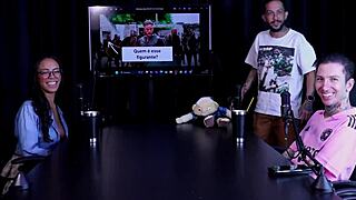 Alice vasconcelos shows big tits on stripper, becomes bisexual.