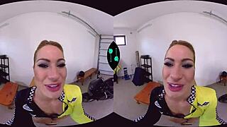 horny biker gives blowjob