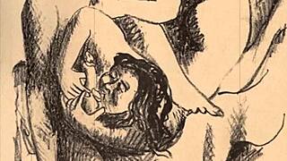 vintage erotic drawings of antique cartoon retro scenes