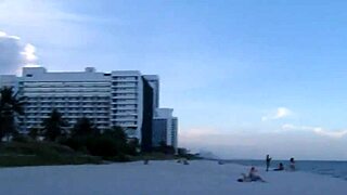 18yo teen interracial threesome with latina and tiny filipina on south beach airbnb shoot miami bts ft violet rae and sarah lace