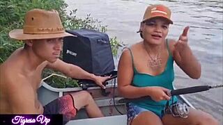 Tigresa VIP takes two huge cocks in ass and pussy with sister-in-law Mia