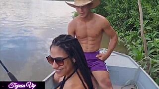 Tigresa VIP takes two huge cocks in ass and pussy with sister-in-law Mia