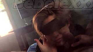 Lovely Blowjob Blindfolded