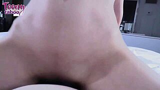 Horny Stepdaughter Nicole Auclaire Takes Mr Brogans Sperm. She rides and begs for creampie.