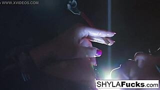 Sexy Shyla Stylezs Indulges In Smoking Fetish