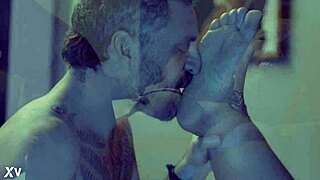 two foot goddesses serve one old man