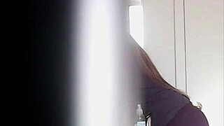 Big boobs blonde changing clothes in room