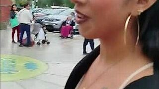 Rossy Ebony Tries Sexy Clothes and Ends Up Fucking Online