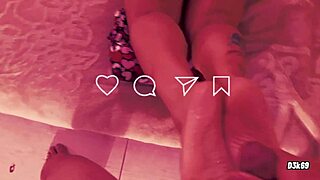 little stepsister craves anal but gets feet play dick action until massive cumshot
