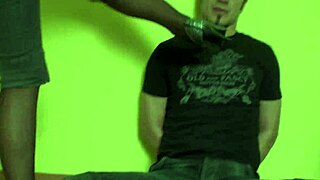 Dominant girls control slaves with feet