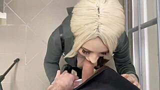 hard fucked a stranger in the elevator public sex with a neighbor in the house