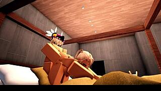 blonde roblox cheerleader returns with her headless jock boyfriend