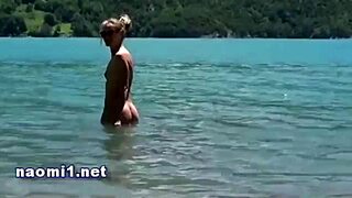 Naomi Receives Cumshot On Beach After Blowjob And Beach Sex