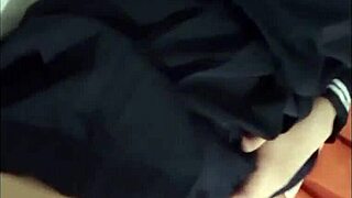 horny girl shows small tits