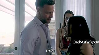 bedroom betrayal: celebrity apprentice fucks horny groupie, step sis pressured to join