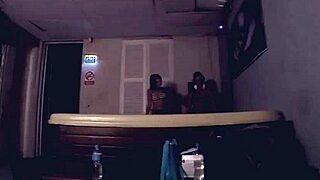 big cock blowjob in sauna with monster cock