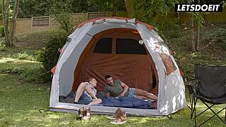 Cheating wife fucks husband's best friend in horny hostel 😈