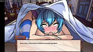 【Breeding Farm】Cat Girl Morning Blowjob Scene