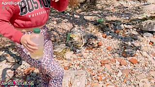 two argentinian sluts chug over three liters of yellow piss in public park threesome... insane!!