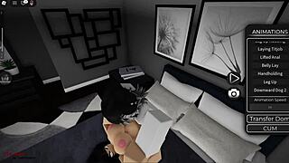 While boyfriend plays fortnite roblox slut begs creampie fill-up in rough cowgirl ride