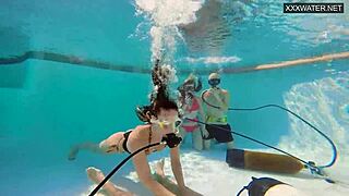 eva sasalka and jason, you two fuck underwater while we film every thrust?